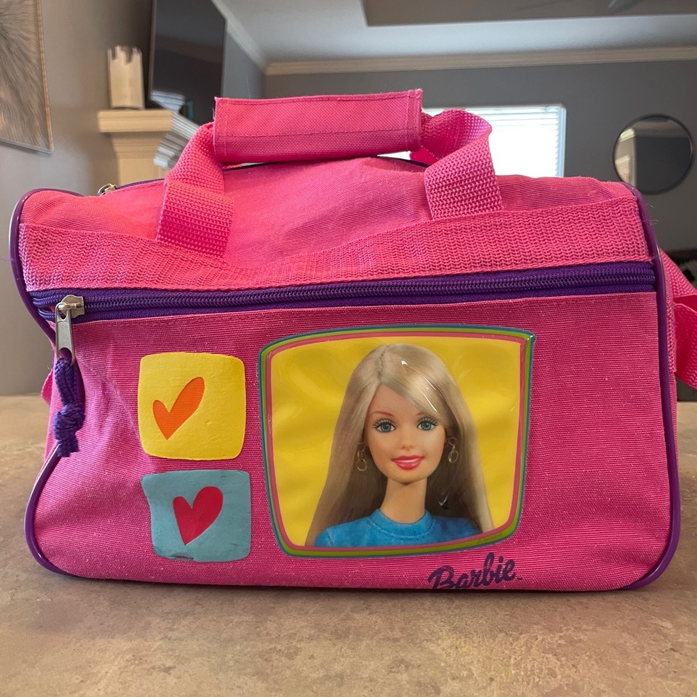 2000s Vintage Mattel Barbie Duffle Bag